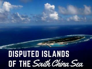 Disputed islands of the South China Sea