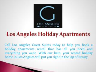 Los Angeles Holiday Apartments