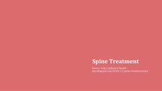 Spine Treatments