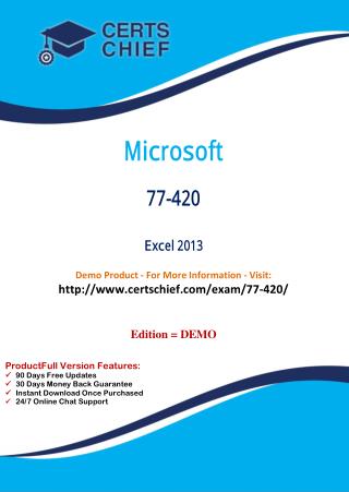 77-420 Certification Practice Test