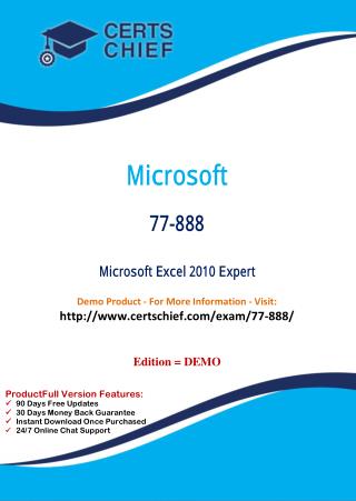77-888 Exam Certification Questions