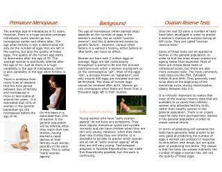 Ovarian Reserve Test Leaflet