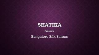 Shop for Bangalore Silk Sarees Online