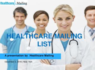 Healthcare Mailing List