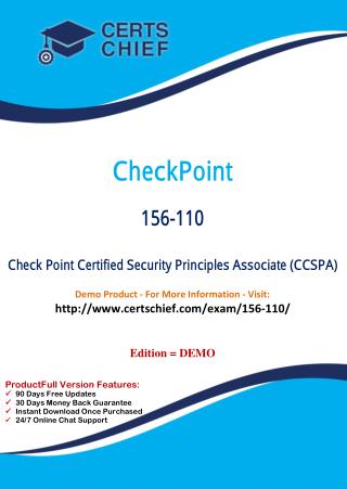 156-110 IT Certification Test Material