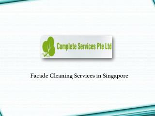 External facade cleaning