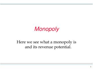 Monopoly
