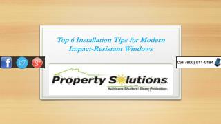 Top 6 Installation Tips for Modern Impact Resistant Windows