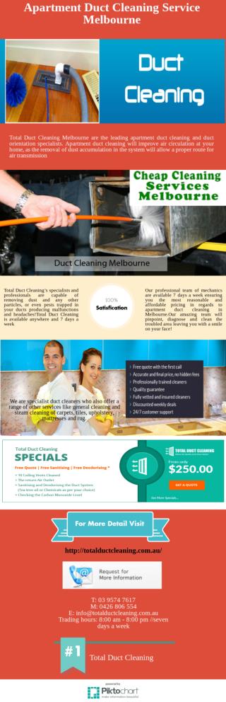 Looking for Apartment duct cleaning service Melbourne?