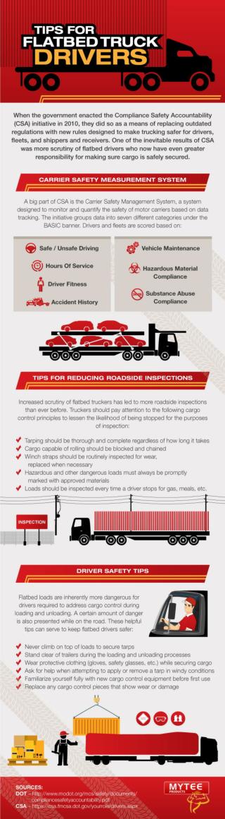Tips for Flatbed Truck Drivers