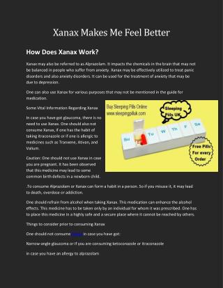 Xanax Online UK-Sleeping Pills UK
