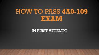 4A0-109 VCE Questions Answers