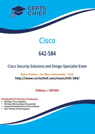 642-584 Professional Certification Test