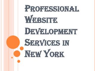 New York's Best Website Development Services