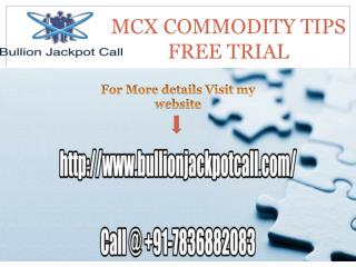 MCX Gold Trading Tips Free Trial