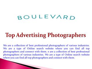 Top Advertising Photographers