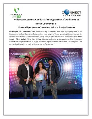 Videocon Connect Conducts ‘Young Manch 4’ Auditions at North Country Mall