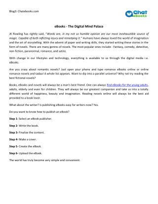 eBooks - The Digital Mind Palace