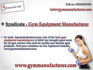 Fitness equipment in Delhi