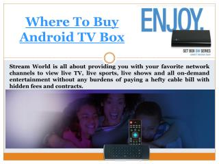 Most Powerful Android Tv Box