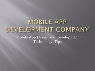 Mobile app designer & developer developing mobile apps