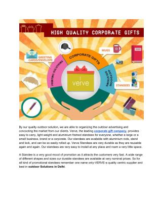 High Quality Corporate Gifts | Outdoor Solutions India