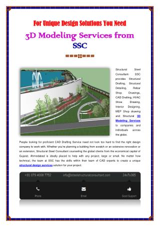 Structural 3D Modeling Services Company