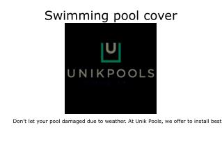 Exclusive swimming pool