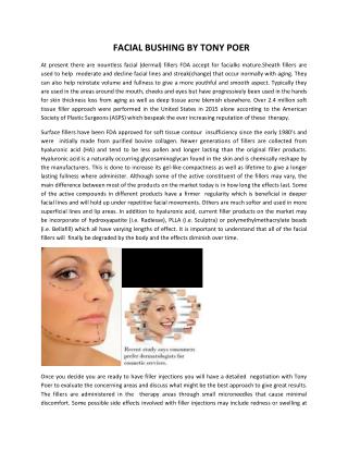 facelifting surgery by tony poer