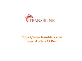 www.transblink.com special offers 11 Dec