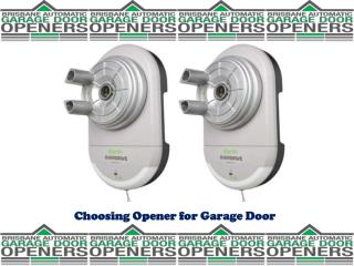 Choosing Opener for Garage Door