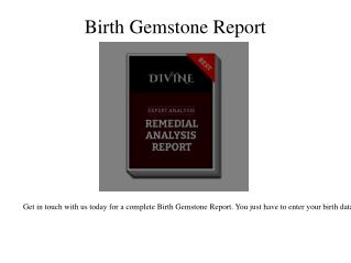 Birth Gemstones