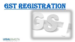 GST Registration online in India | LegalRaasta
