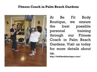 Fitness Coach in Palm Beach Gardens