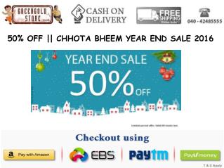 Green Gold Store Year End Sale - Flat 50% OFF