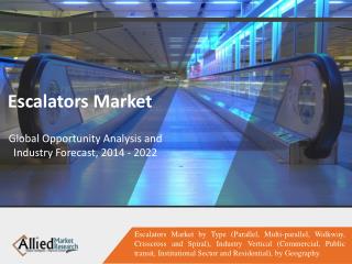 Escalators Market Growth Factors and Opportunities
