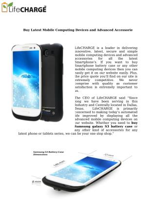 Buy Samsung Galaxy s3 Battery Case