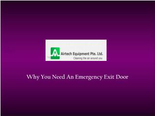 Emergency Exit Door