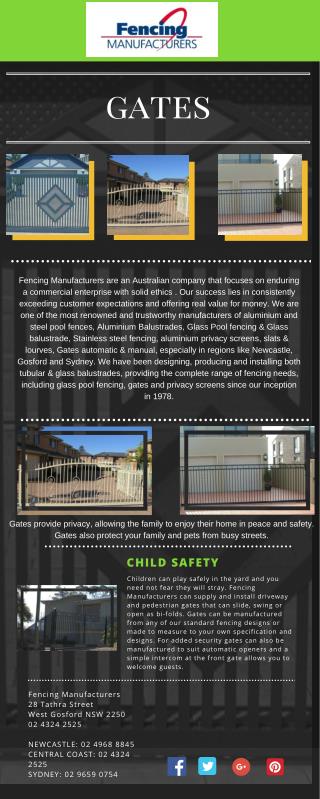 Fencing manufactures (Gates)