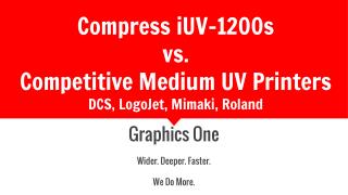 Compress iUV-1200s vs. Competitive Medium UV Printers
