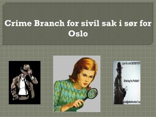 Crime Branch for sivil sak i sør for Oslo