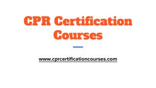 Online Automated External Defibrillator Certification