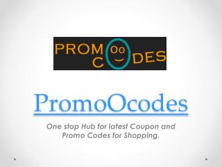 PromoOcodes Online Shopping Coupons