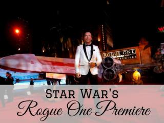 Star Wars' Rogue One premiere