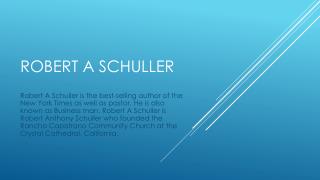 Dr. Robert Schuller