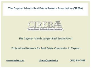 Why Buy Property Through CIREBA in the Cayman Islands