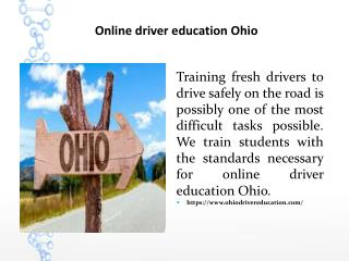 Online driver education Ohio