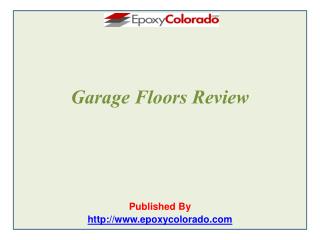 Epoxy Colorado-Garage Floors Review
