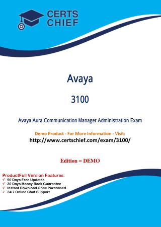 3100 Certification Study Guide