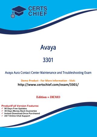 3301 Certification Study Guide